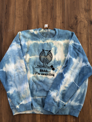 Indigo Dyed Sweatshirt