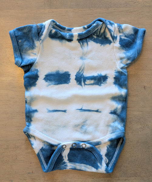 Baby Onesie - Indigo Dyed