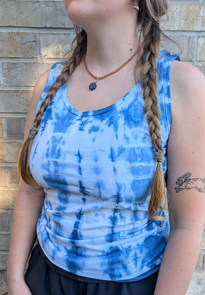Tank Top - Indigo Dyed