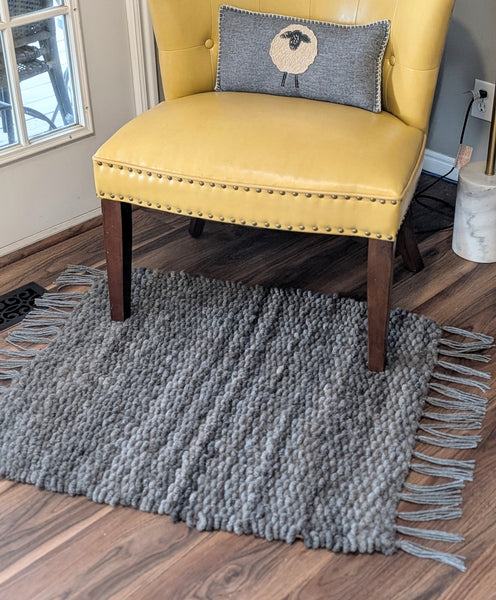 Grey Alpaca Rug