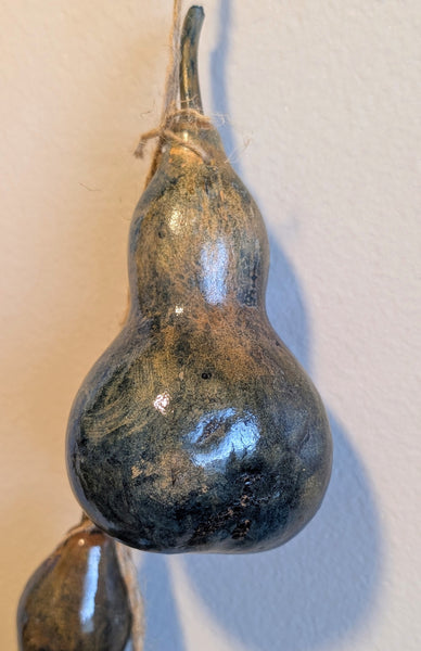 Indigo Dyed Hanging Mini Gourds