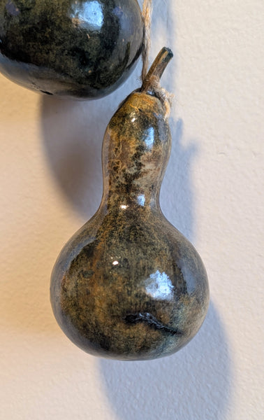 Indigo Dyed Hanging Mini Gourds