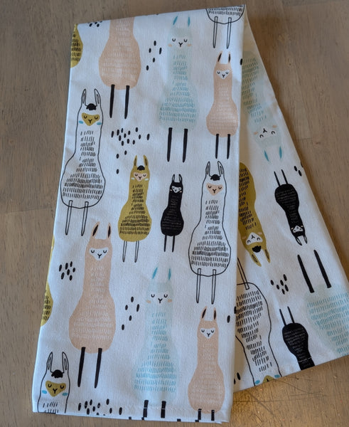 Alpaca Mid-Mod Tea Towel