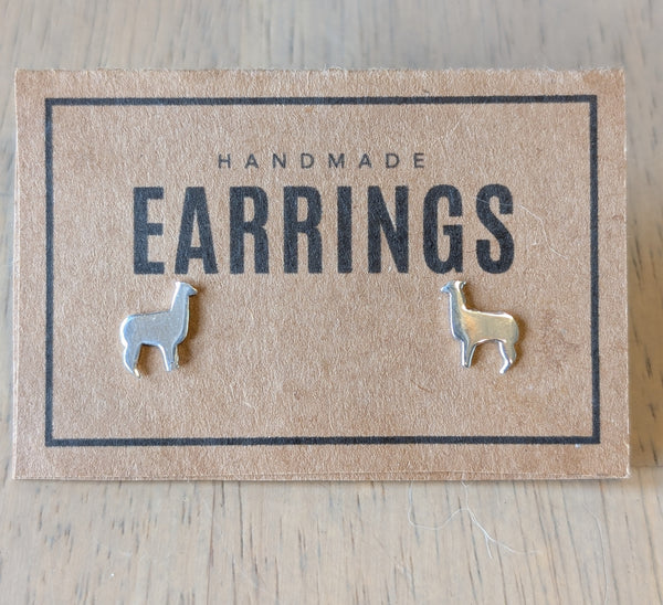 Silver Alpaca Earrings