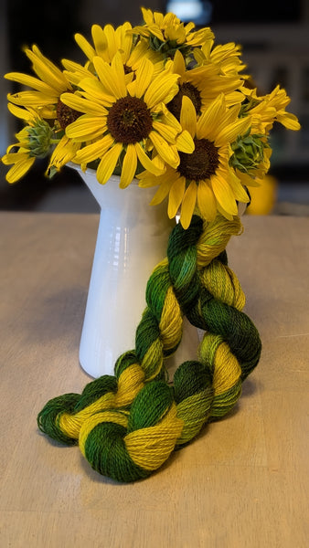 Mohair Yarn - "Sunflower"