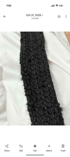 The "Diane" skinny scarf